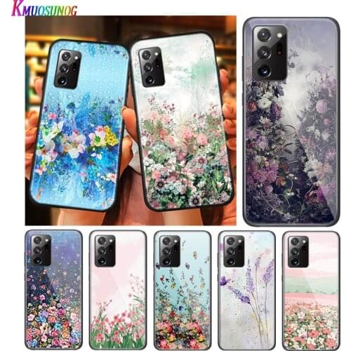 Art Oil Painting Flowers for Samsung Galaxy S20Ultra S20 Plus S10 Lite A01 A11 A21 A21S A31 A41 A42 A51 A71 A81 5G Phone Case