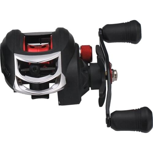 Lizard Fishing Reel 7.2:1 High Speed Gear Ratio 17+1 Ball Bearings Baitcasting Fishing Reel Baitcaster Tackle Fishing Reel
