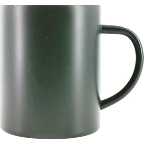 450ml /300ml 16oz Olive Green Stainless Camping Mug Cup Steel Double Wall Insulated Mug