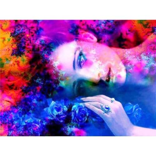 Square Diamond Embroidery Painting Fantasy Picture of Rhinestones Mosaic Kit embroidery with diamonds Dream beauty A5871R