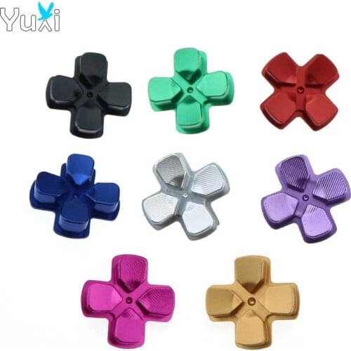 YuXi Metal Dpad Button Aluminum Direction Button For Sony Playstation 4 Dualshock 4 PS4 Controller D-pad Cross Button