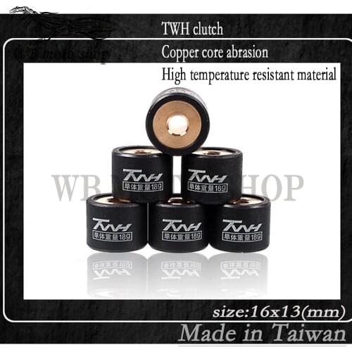 Performance racing variator roller set clutch bead 16x13mm for honda Scooter GY6 50 80 139QMB/QMA ZX Dio 50 AF28 Scooter Moped