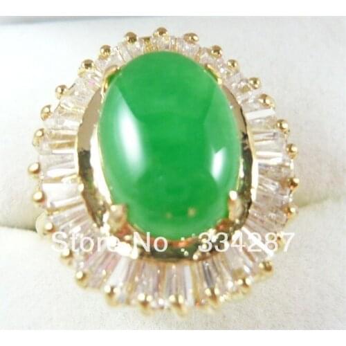 NEW green jades/tiger eye red/pink/yellow/purple/green/blue Zirconia ring