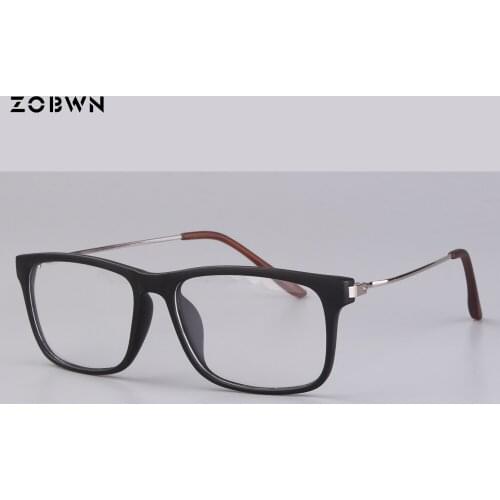 TR90 eyeglasses women optical frame man Promotion Classic Retro Plain Glass Spectacles unisex Glasses quadros matt black Student