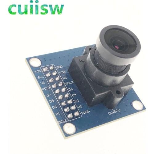OV7670 camera module OV7670 moduleSupports VGA CIF auto exposure control display active size 640X480 For Arduino