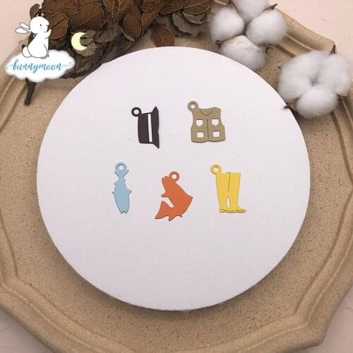 Bunnymoon Pendants Metal Cutting Dies Stencils for DIY Scrapbooking/photo Album stamps Decorative Embossing DIY Paper Card