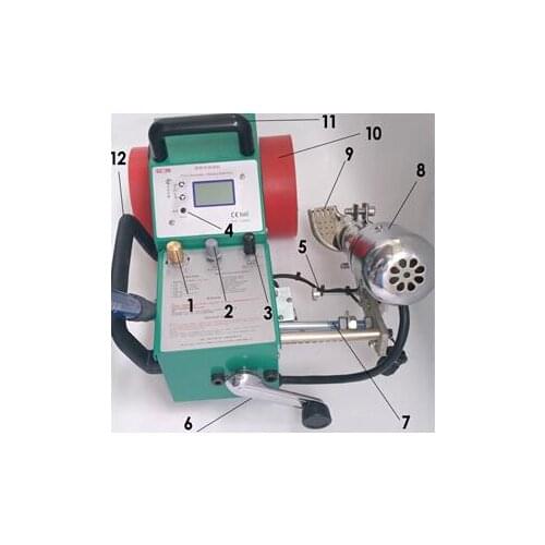 Portable durable plastic welder hot air welder