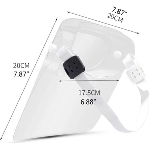 Transparent Protective Mask Clear Head-mounted Anti-Fog Face Eye Shield Screen