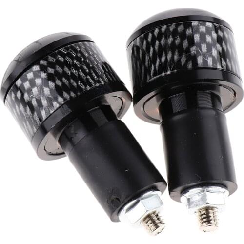 Motorcycle Cycling Expanding Handlebar End Plugs (2pcs), Universal for 22mm Diameter Hand Bar