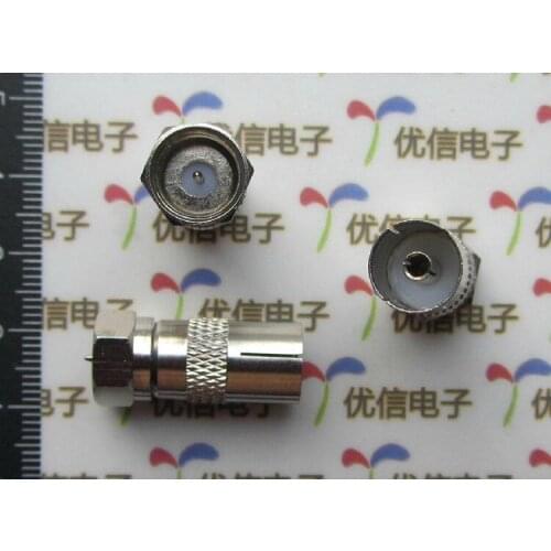 Male 0.97mm to female 9.5mm SMA TV english system F Connector length:27.2mm