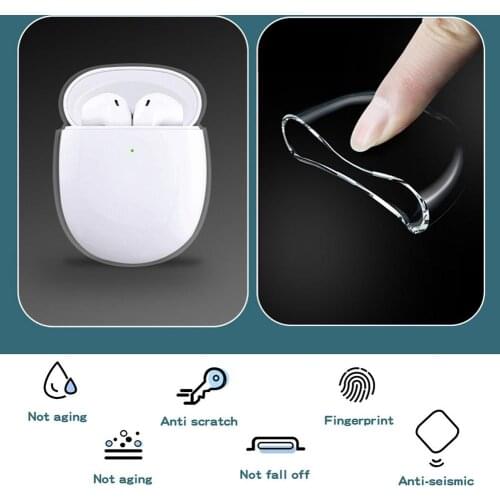 Silicone Headphone Shell Transparent For Vivo TWS Neo Stylish Protective Cover Protector Cover Transparen Box