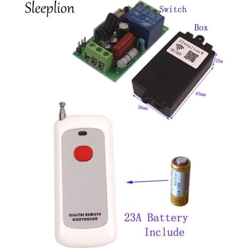 Sleeplion 220V Switch With Remote Control Relay Universal Remote Control For Light Electric Door Switch Module 220V 433/315MHz