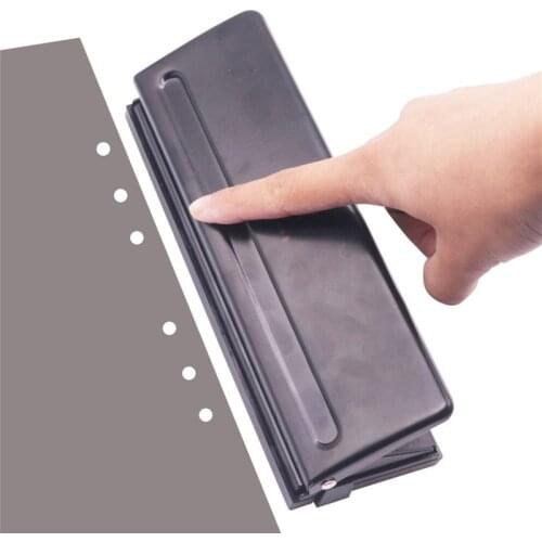 1 Pcs 6 Holes Puncher Standard Punch Office Binding Supplies Student stationery office binding equipment Good Tool