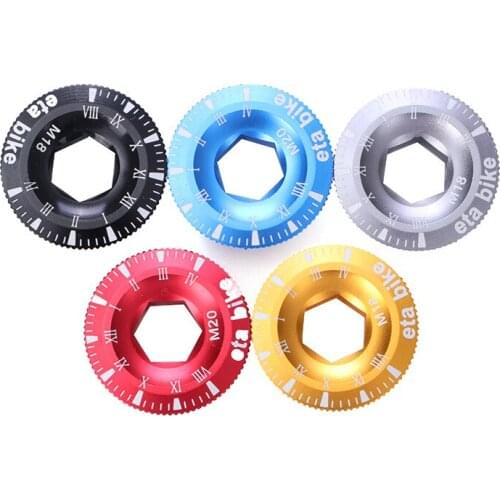 M20 Road Bike Crankset Screw Cap Cover Aluminum Alloy Bicycle Headset Top Cap ike Crank Arm Fixing Bolt Bracket Cover Caps 1PC