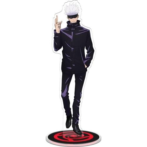 Anime Jujutsu Kaisen Acrylic Model Toys Satoru Gojou Yuuji Itador Megumi Nobara Sukuna Kento Toge PVC Figure Model Doll 22cm