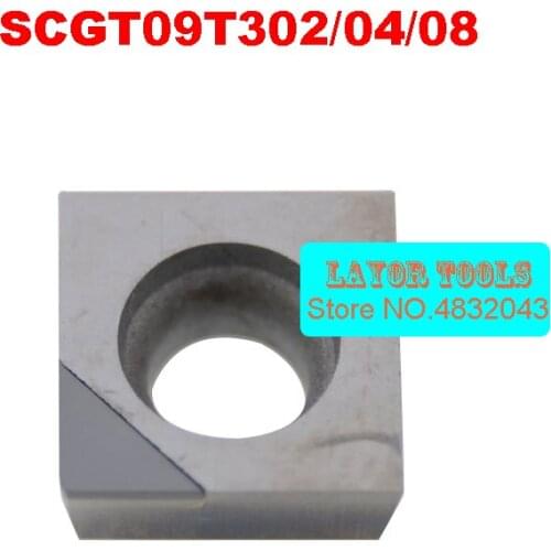 Free shipping 2PCS SCGT09T302/04/08 CBN Diamond inserts ,Carbide Milling Inserts, Milling Cutter