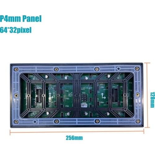 Seamless Splice Led Display P4 SMD Led Module 64x32dots 256*128mm For Outdoor Full Color HD Led Video Wall Panel