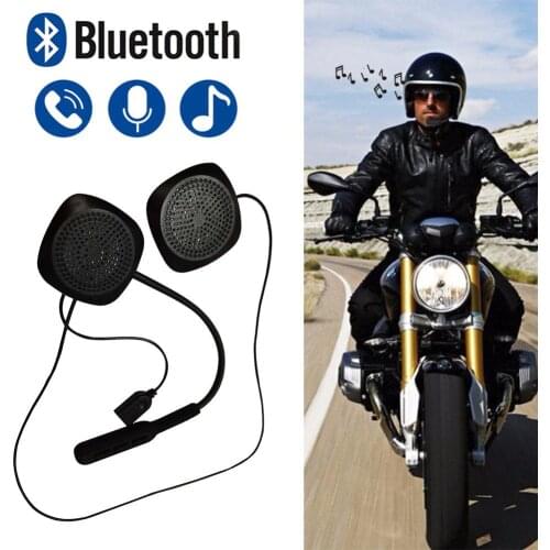 Bluetooth 4.2 Ultra-long Standby Time Hands-free Call Bluetooth Headset Helmet earphone Rider earphone with microphon Ultra-thin