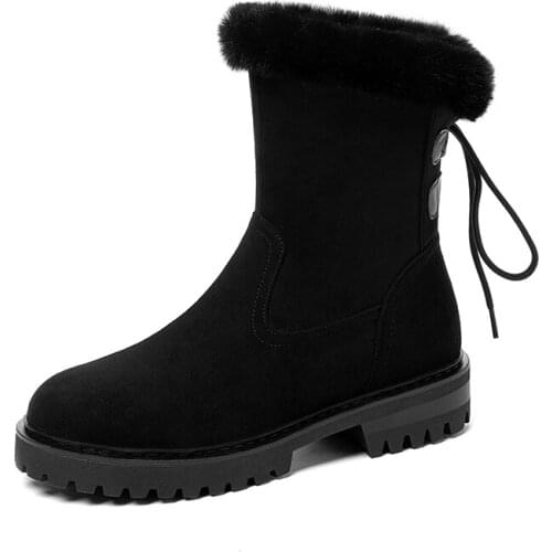 Big Size Fashion Lace Up Boots boots women shoes ankle boots for women ladies boots shoes woman winter