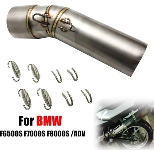 For BMW F800GS 2008-2017/ F650GS 2008-2012/ F700GS 2013-2017/F 800 GS ADV Adventure Motorcycle Exhaust Muffler Middle Link Pipe