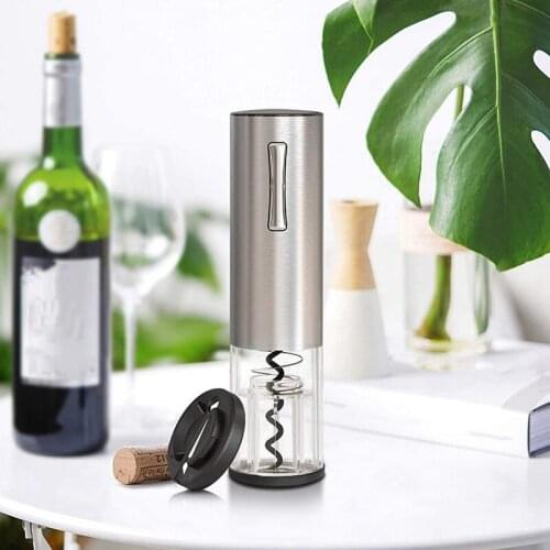 Electric Wine Bottle Opener Kit Rechargeable Automatic Corkscrew with USB Charging Cable for Wine Lover
