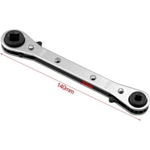 3/16" 1/4" 5/16" 3/8" Double End Ratchet Wrench Air Conditioning Refrigeration Repair Tool