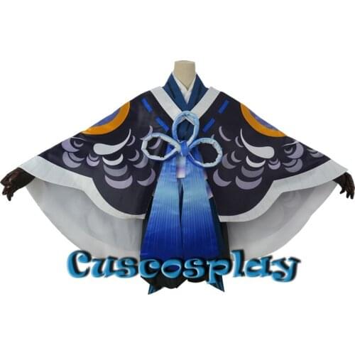 Hot Game Onmyoji SR Kuro Douji Kimono Cosplay Costume Uniform Kurodooji New Skin Cosplay Halloween Costumes Fancy Party Dress