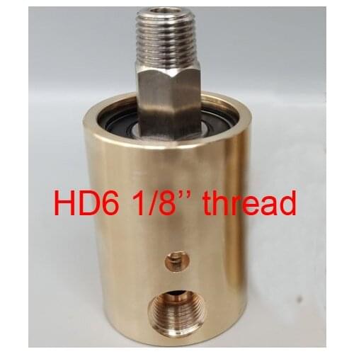 HD6 DN6 1/8 inch rotating joint 360 rotary joint Water air oil swivel coupling Spray universal connector brass rotation union