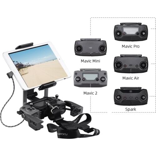 Remote Control Bracket for DJI Mavic MINI/PRO/2 Pro Zoom/Spark/AIR/Mini/SE Monitor Front Phone Tablet Mount Clip Accessory