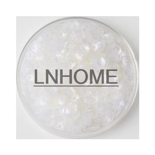 50g 5mm Cup Sequins for Craft White Transparent Round Loose Sequins Paillettes Children DIY Sewing Wedding DIY Accessories