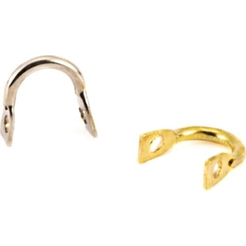 50PCS Fishing Spoons Blades Spinner Easy Spin Spinner Folded Clevises Spinner Spoons DIY Fishing Lures Fishing Baits Accessories