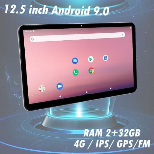Car Headrest Monitor IPS Touch Screen 12.5 Inch Android 9.0 1080P WIFI/Bluetooth/USB/4G/GPS MP5 Tablet Movie Video DC Player