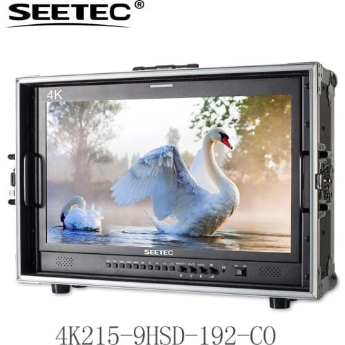 Seetec 4K215-9HSD-192-CO 21.5" IPS Full HD 1920x1080 Carry-on Broadcast Monitor with 3G-SDI HDMI AV YPbPr Director Suitcase
