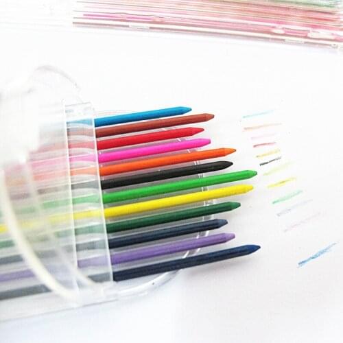 12pcs 2B 2mm 90mm Art Sketch Drawing Set Cute Creative For Student Colorful Mechanical Pencil Lead Refill