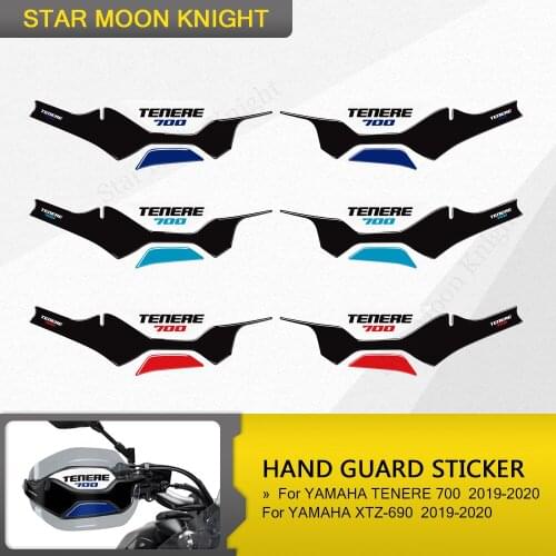 For yamaha T700 XTZ 690 for YAMAHA TENERE 700 2019-2020 sticker Motorcycle Original Handguard Extended 3D Stickers