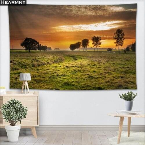 Mountain Landscape Wall Hanging Tapestry Sheets Home Decorative Tapestries Beach Towel Mat Blanket Table Cloth Wall Tapestry