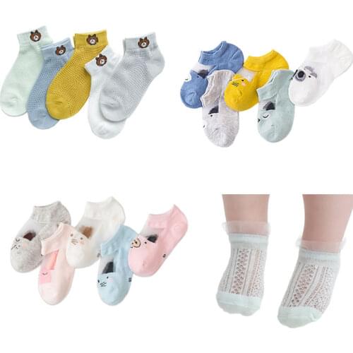 Baby Girls Socks Summer Ultra-thin Mesh Kids Crystal Ice Silk Socks Children Baby Toddler Summer Mesh Socks