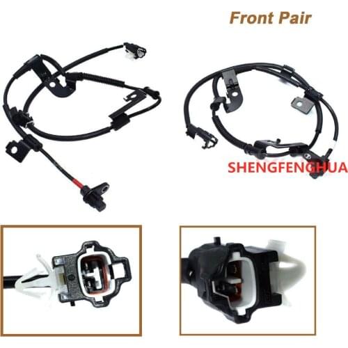 Pair of ABS Sensors Front Left & Right for Hyundai Azera 59810-3K000 59830-3K000