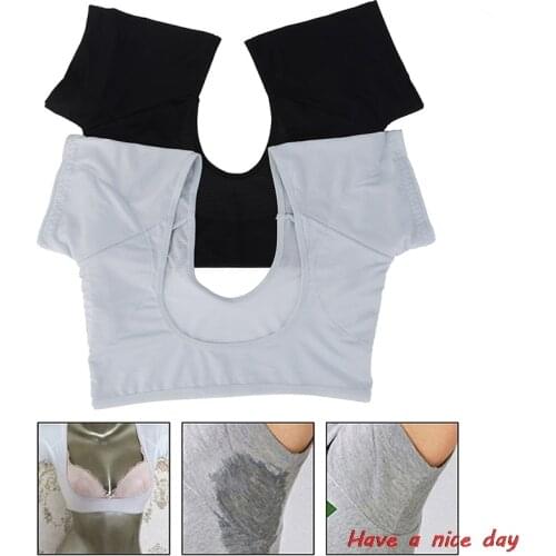 1 Pc T-shirt Shape Sweat Pads Polyester fiber Reusable Washable Underarm Armpit Sweat Pads Perfume Absorbing