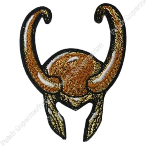 Infinity War patch Loki Helmet the Thomas William Hiddle Super Hero TV Movie