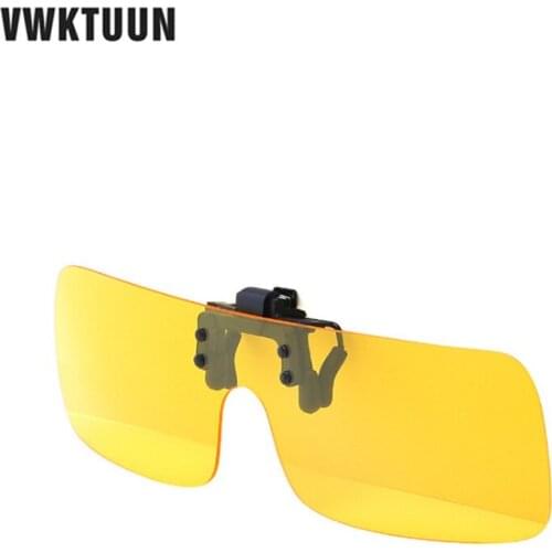 VWKTUUN Polarized Sun Glasses Clip On Sunglasses Driving Night Vision Lenses Eyeglasses Integrated Shades For Women Men Eyewear