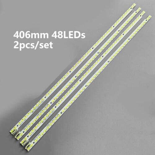 2pcs LED backlight Strip 48Lamp 406mm For Ph ilco Ph65x78dag Ph65x78 094756n31a44ga