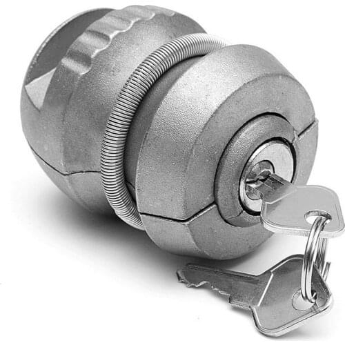 Universal Trailer Hitch Lock Insertable Hitch Coupling Lock Anti-theft Trailer Parts Zinc Alloy Ball Connecting Locks 2 Keys