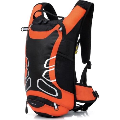 Unisex cycling bag outdoor bag sports bag water bag bag water repellent hiking men and women backpack 12L