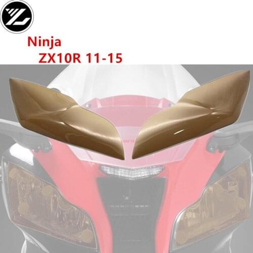 For kawasaki NINJA ninja ZX10R ZX-10R 2011-2015 Motorcycle Headlight Protection Cover Headlight Screen Lens Protective Cover Fit