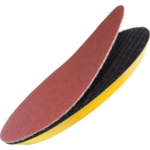 10PCS 3 inch round sandpaper 75mm disc flocking self-adhesive sandpaper leather gas mill polishing woodworking sanding brush