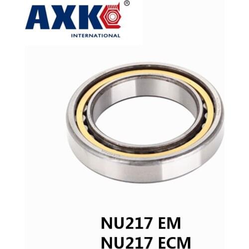 2019 Limited New Arrival Steel Rolamento Axk Nu217 Em Or Nu217ecm (85x150x28mm)brass Cage Cylindrical Roller Bearings Abec-1,p0