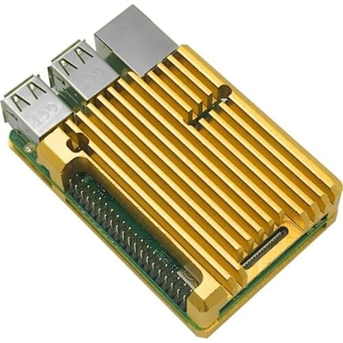 Aluminum Alloy Radiator Protective Case Metal Cooling Shell For Raspberry Pi 3 Model B/B+/2B Accessories