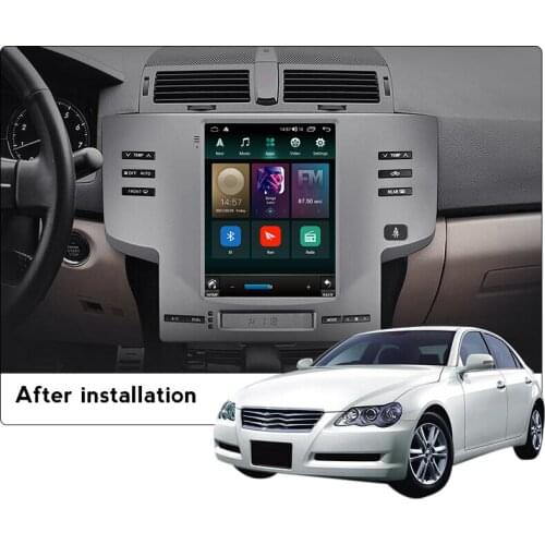 8-Core Vertical Screen Tesla Style Android 11 Car Radio GPS Navigation For Toyota Reiz Mark X DVD Car Player Headunit 2005-2009