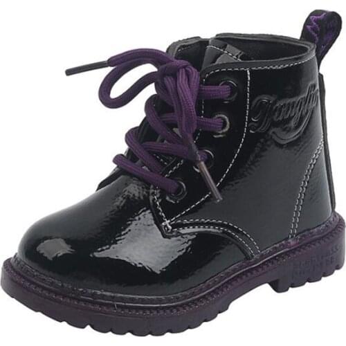 Children Martin boots 2021 Girls Autumn Short Boots British style PULeather Boots 2021 Ankle Performance Boot